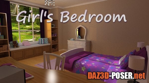 Dawnload Girls bedroom for free
