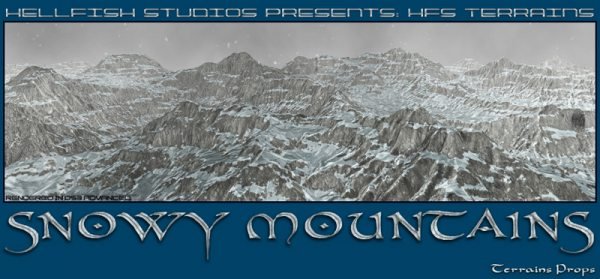 Dawnload HFS Terrains- Snowy Mountains for free
