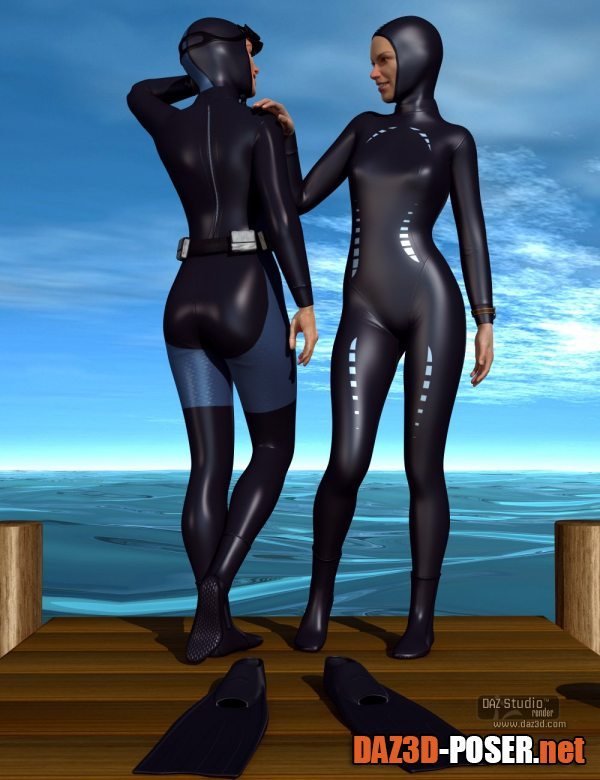 Dawnload Freediver and Accessories for Genesis 2 Female(s) for free