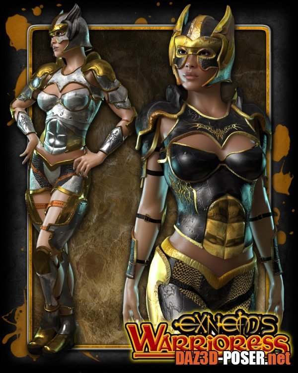 Dawnload Exnem's Warrioress for V4/A4/G4/Elite/GND/Morphs++ for free