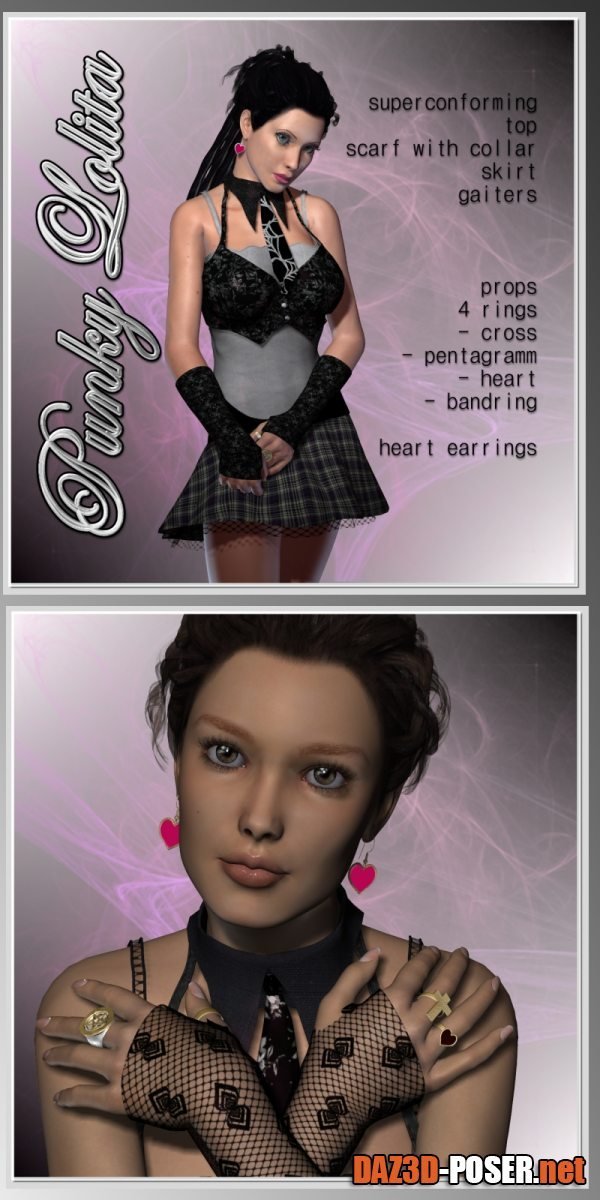 Dawnload Punky Lolita Clothing and Jewels for V4-S4-Elite-A4-Alice for free