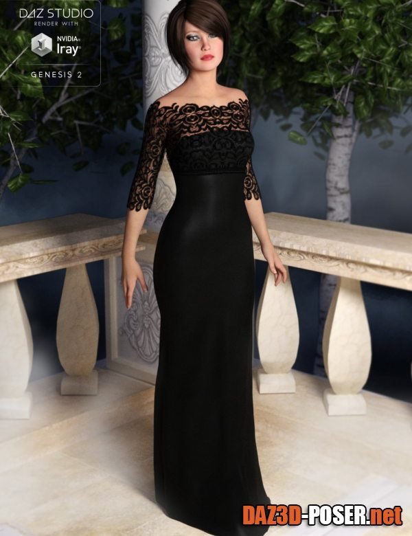 Dawnload Classic Evening Gown for Genesis 2 Female(s) for free