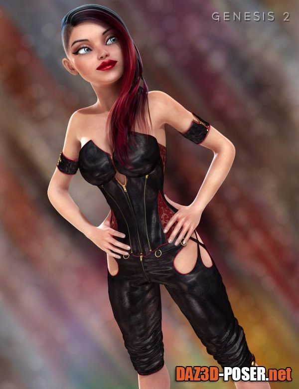 Dawnload Goth Rider for Genesis 2 Female(s) for free