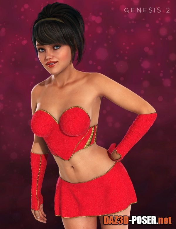 Dawnload Super Heart Textures for Heart Attack Outfit for free