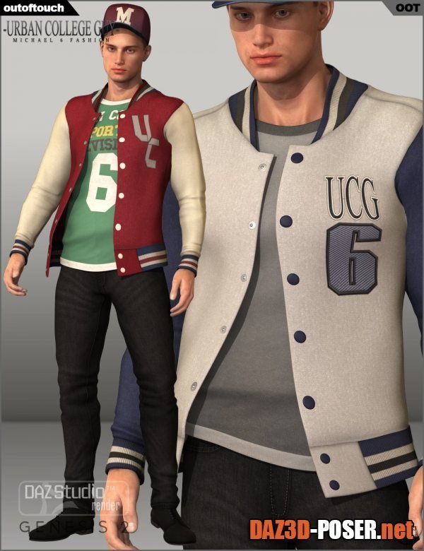 Dawnload Urban College Guy Fashion for Genesis 2 Male(s) for free