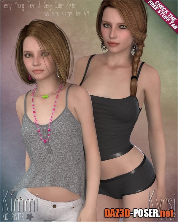 Dawnload Sabby-Sisters: Kimmi & Kyrsi for free