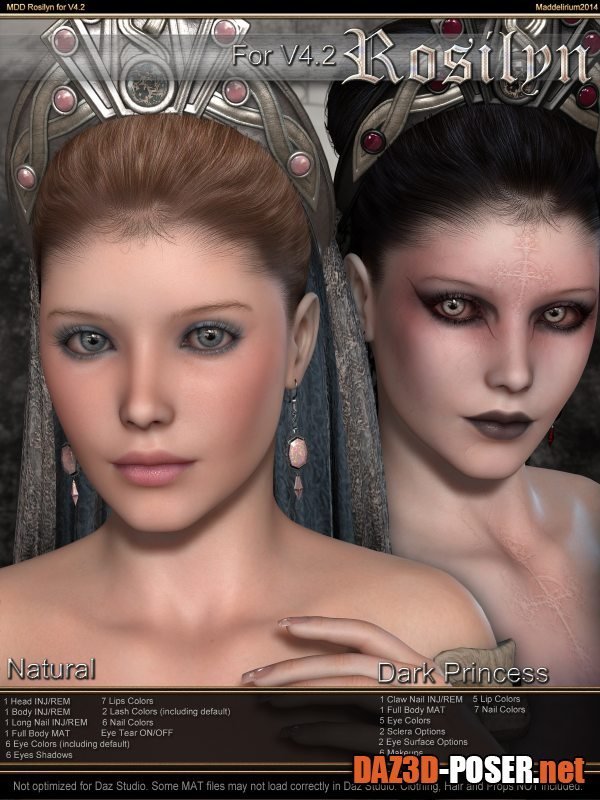 Dawnload Headdresses - Morgana V4, A4, G4 for free