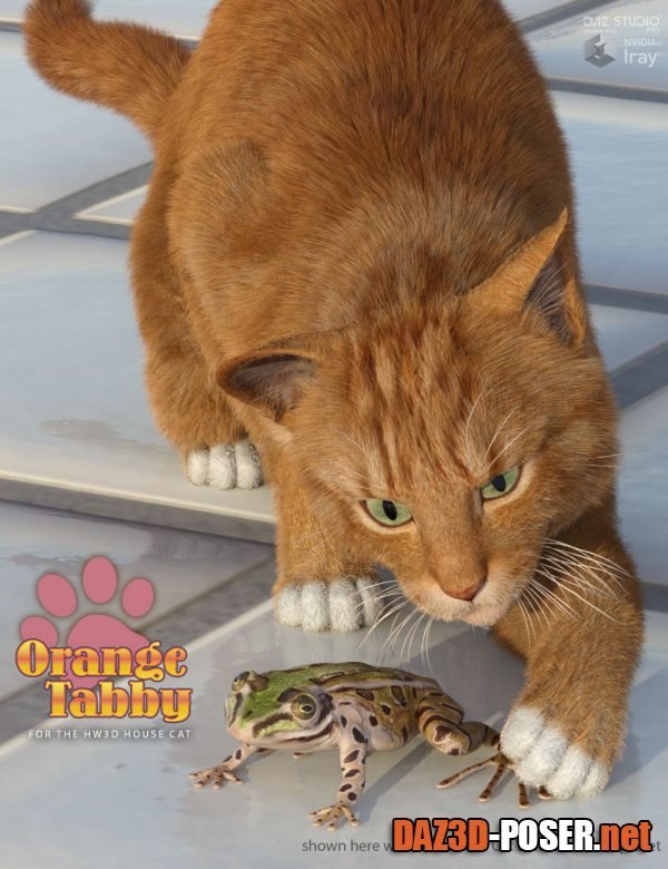 Dawnload CWRW Orange Tabby for the HW House Cat for free