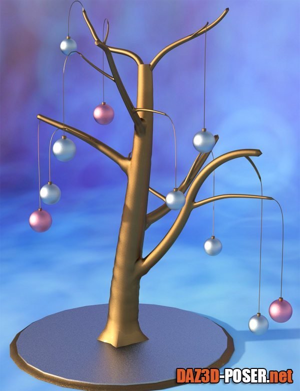 Dawnload The Austerity Christmas Tree - Holiday Ornament for free