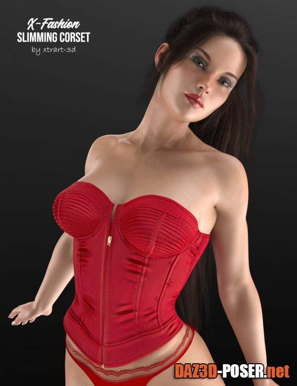 Dawnload X-Fashion Slimming Corset for Genesis 8 Female(s) for free