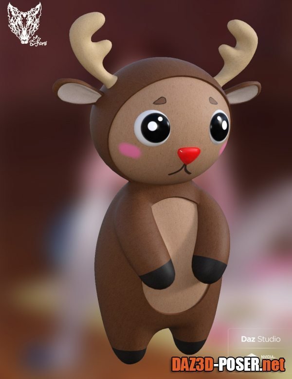 Dawnload Cute Christmas Reindeer for free