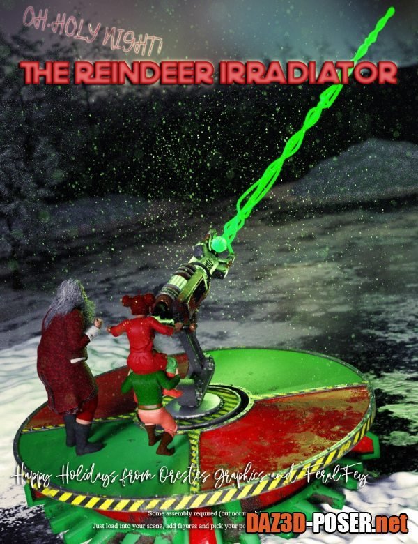 Dawnload Reindeer Irradiator and Poses for free