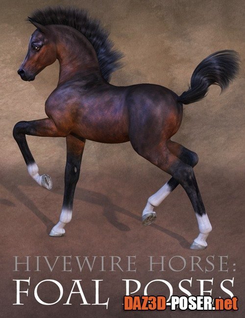 Dawnload CWRW Pose Pack for the HiveWire Foal for free