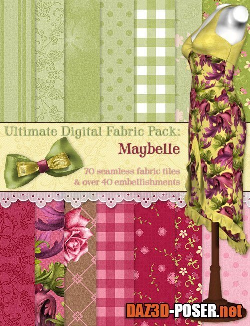Dawnload Ultimate Digital Fabric Pack Maybelle for free