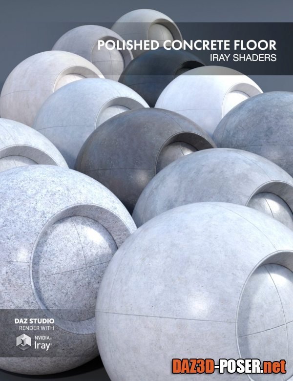 Dawnload Polished Concrete Floor - Iray Shaders for free