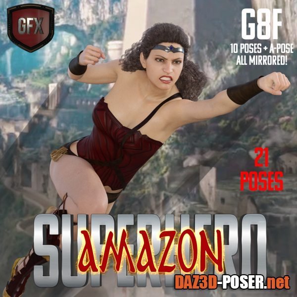 Dawnload SuperHero Amazon for G8F Volume 1 for free