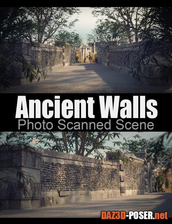 Dawnload Ancient Walls - Photo Scanned Scene for free