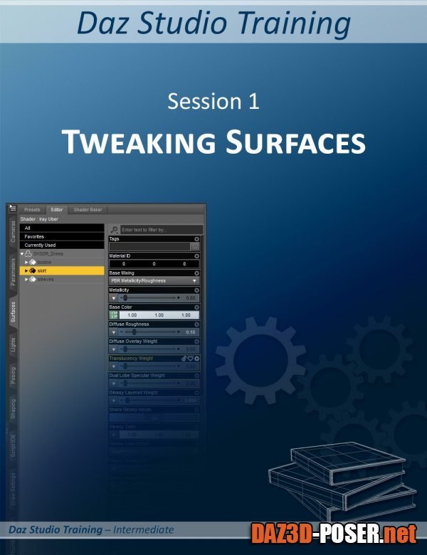 Dawnload Daz Studio Training Intermediate 01 - Tweaking the Surfaces for free