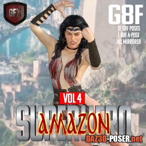 Dawnload SuperHero Amazon for G8F Volume 4 for free