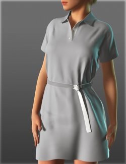 Short Sleeve Shirt Dresses for Genesis 2 Female(s)