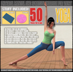 Yoga - 50 HQ poses and stuff for V4
