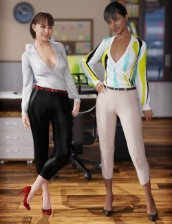 dForce Office Chic Outfit Textures