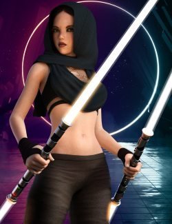 dForce Galactic Fighter II Outfit Set for Genesis 8 Female(s)