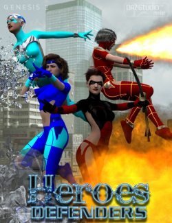 Heroes Defenders Poses for Genesis 2 Female(s)