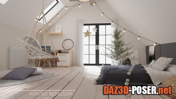 Dawnload Winter Bedroom for free