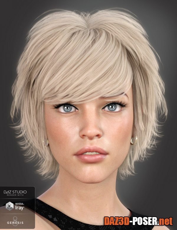 Dawnload Lissa Hair for Genesis 8 Females for free