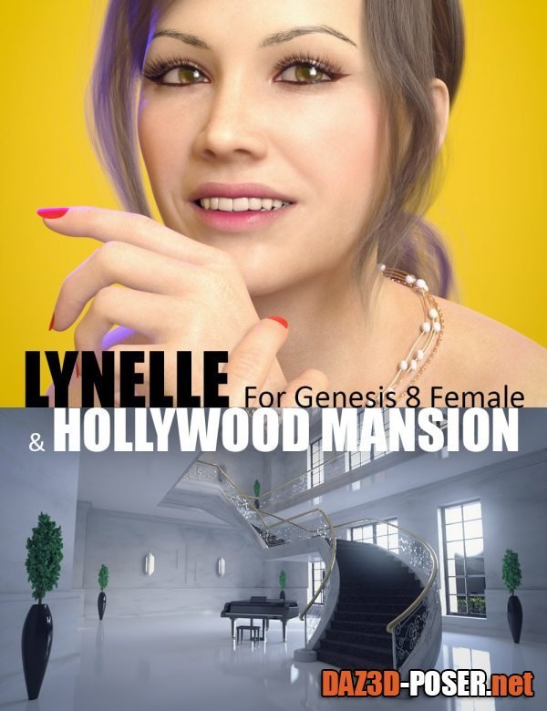 Dawnload Lynelle For Genesis 8 Female And Hollywood Mansion for free