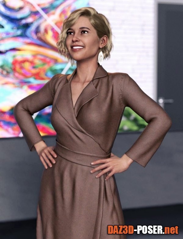 Dawnload dforce Samantha Outfit For Genesis 8 Females for free