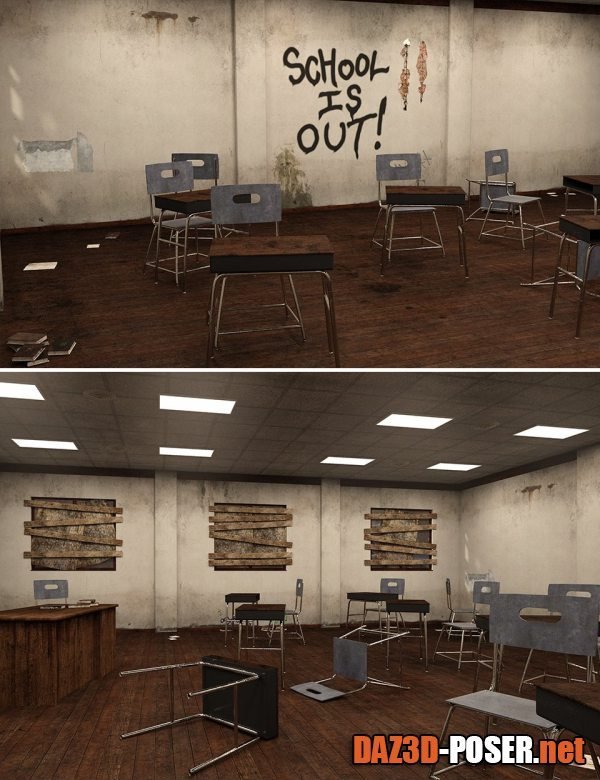 Dawnload Abandoned Classroom for free