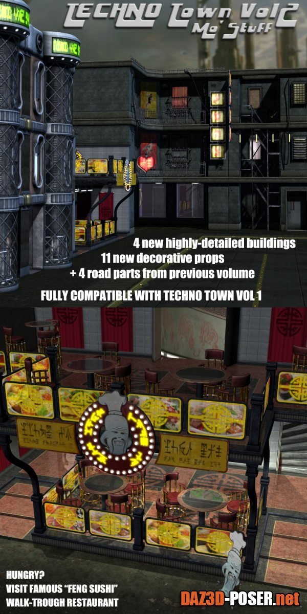 Dawnload Techno Town Construction Set Vol 2 for free