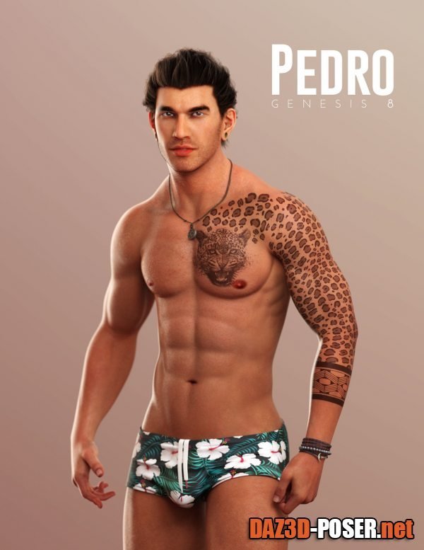 Dawnload Pedro for Genesis 8 Male for free
