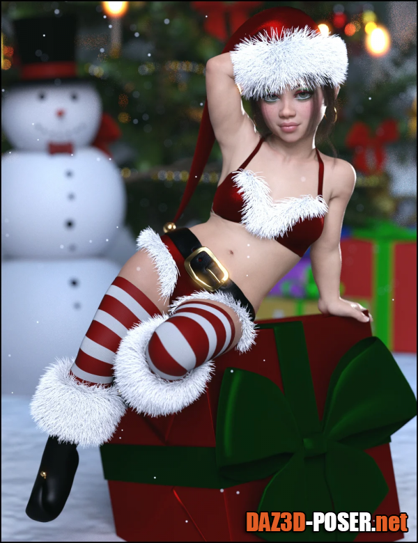 Dawnload Jingle Outfit for Genesis 8 Females for free