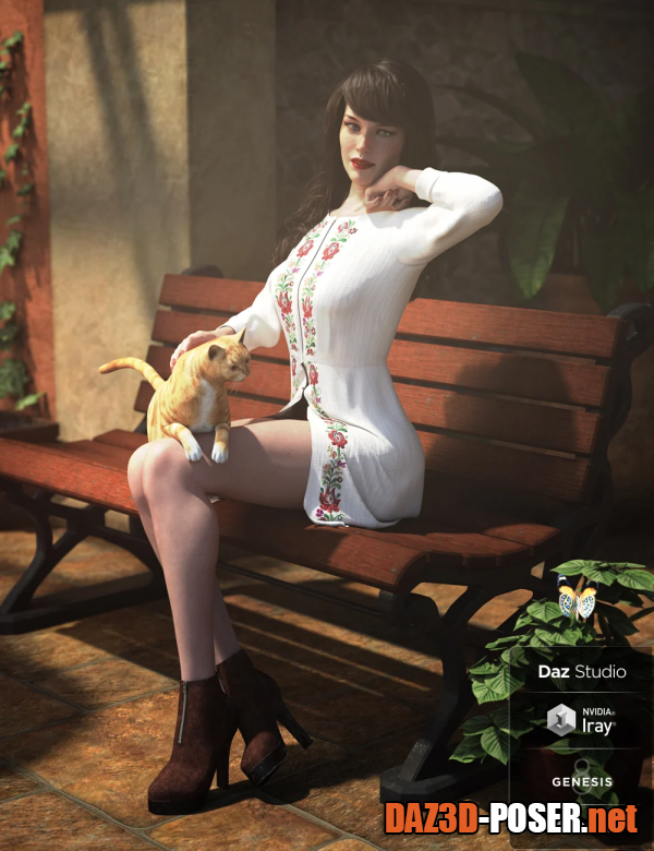 Dawnload dForce Spring Breeze Outfit for Genesis 8 Female(s) for free