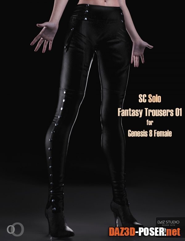 Dawnload SC Solo Fantasy Trousers 01 for Genesis 8 female for free