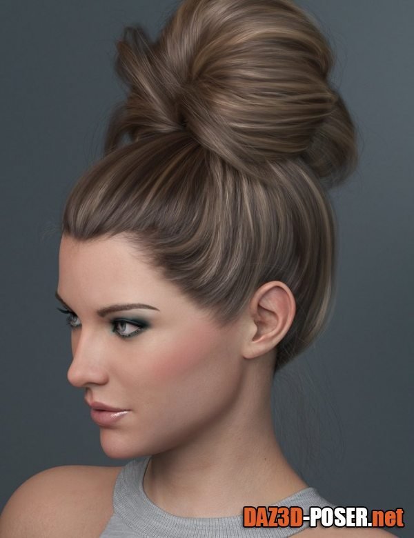 Dawnload Top Updo for Genesis 3, 8, and 8.1 Females for free