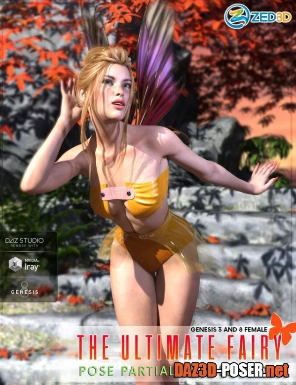 Dawnload Z Ultimate Fairy Pose Collection for Genesis 3 and 8 Female for free