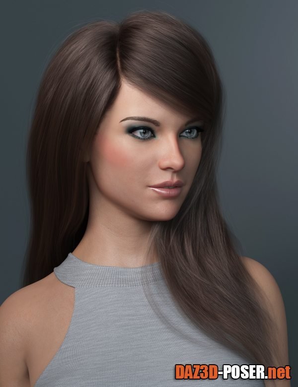 Dawnload Swept Bangs Hair for Genesis 3 and 8 Females for free