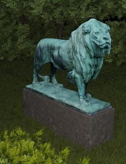 Lion Statue HD-Christmas Freebie