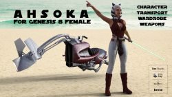 Ahsoka For Genesis 8 Female and Daz Studio