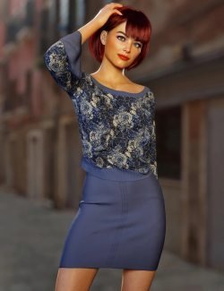 dForce Jenna Outfit for Genesis 8 Females
