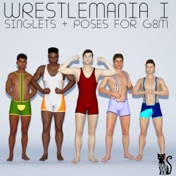 WrestleMania 01 - Poses and Singlets for G8M