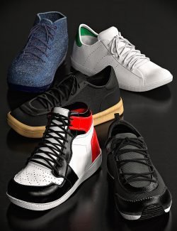 Sneaker Selection for Genesis 8 Male and Michael 8.1
