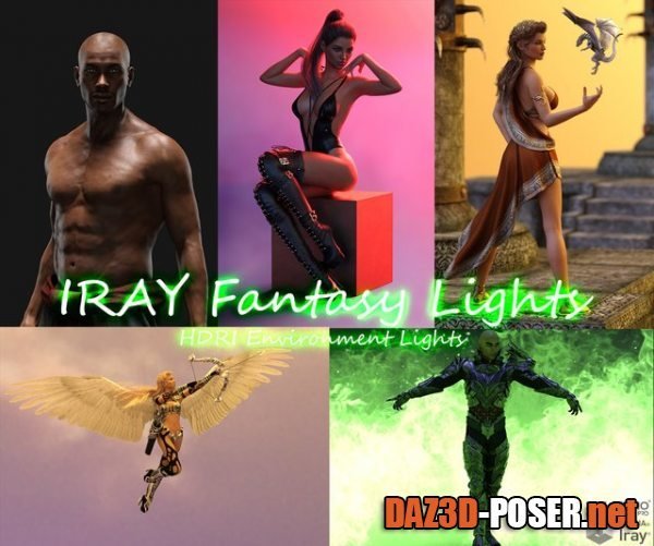 Dawnload IRAY Fantasy Lights for DAZ Studio for free