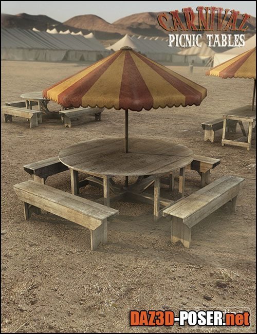 Dawnload Carnival Picnic Tables for free