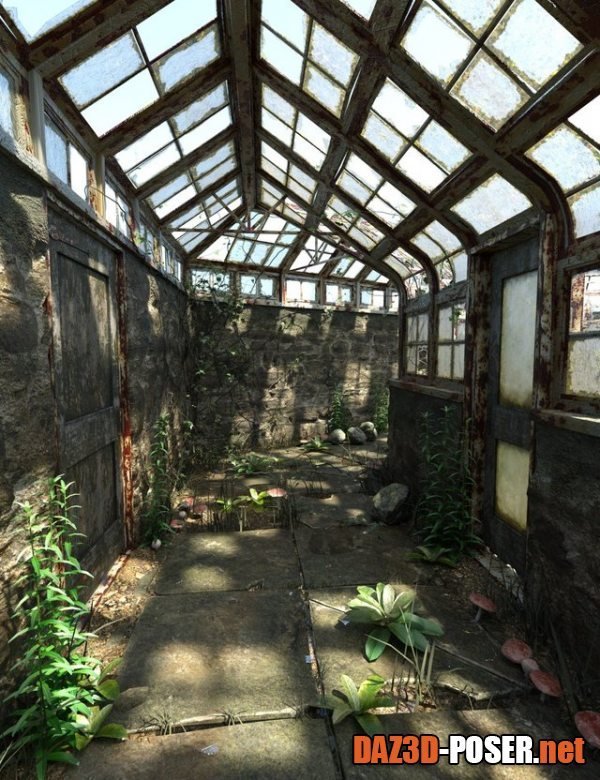 Dawnload Abandoned Greenhouse for free