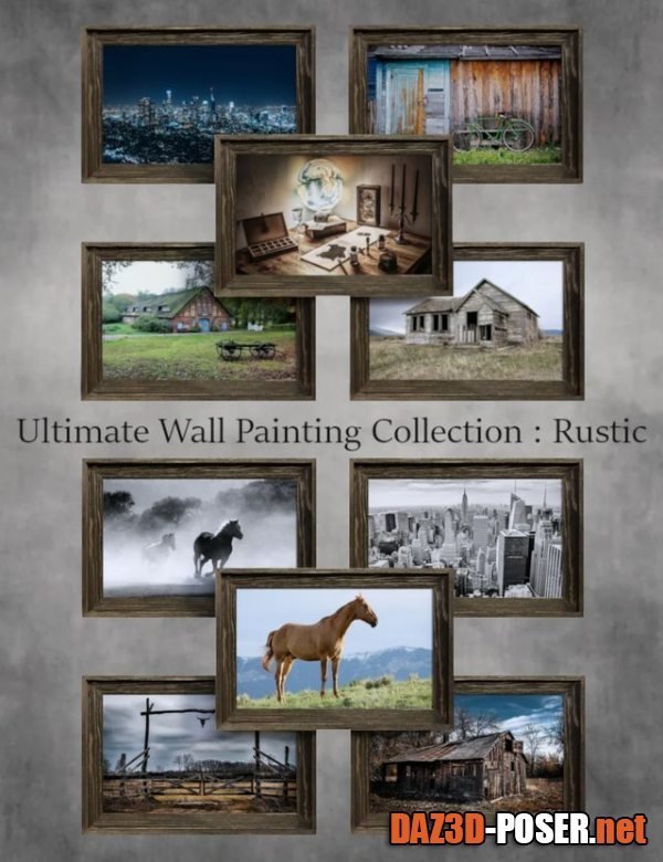 Dawnload Ultimate Wall Painting Collection: Rustic for free